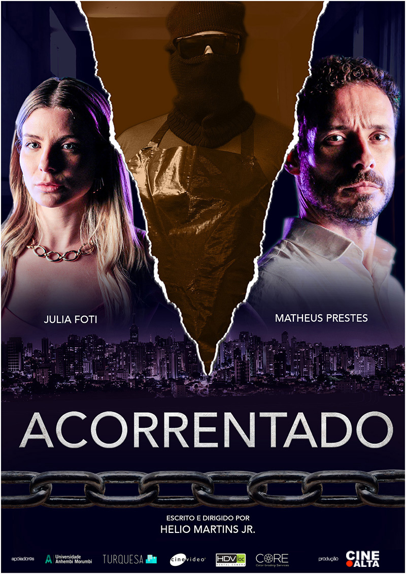 Pôster oficial do filme Acorrentado